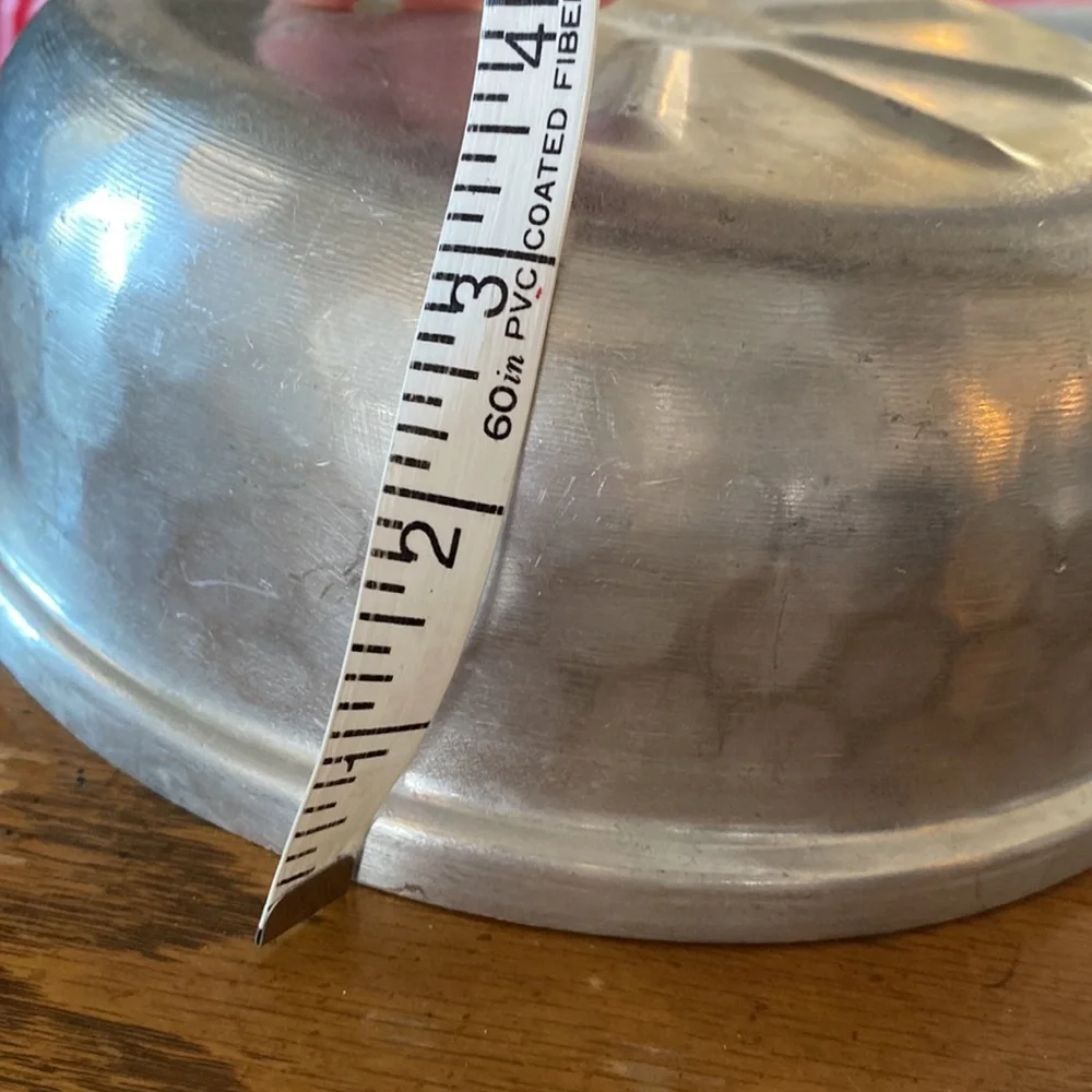 Vintage Everlast Hand Forged Aluminum Casserole Bowl with Lid 8” Interior